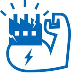 災害時の電源確保を実現