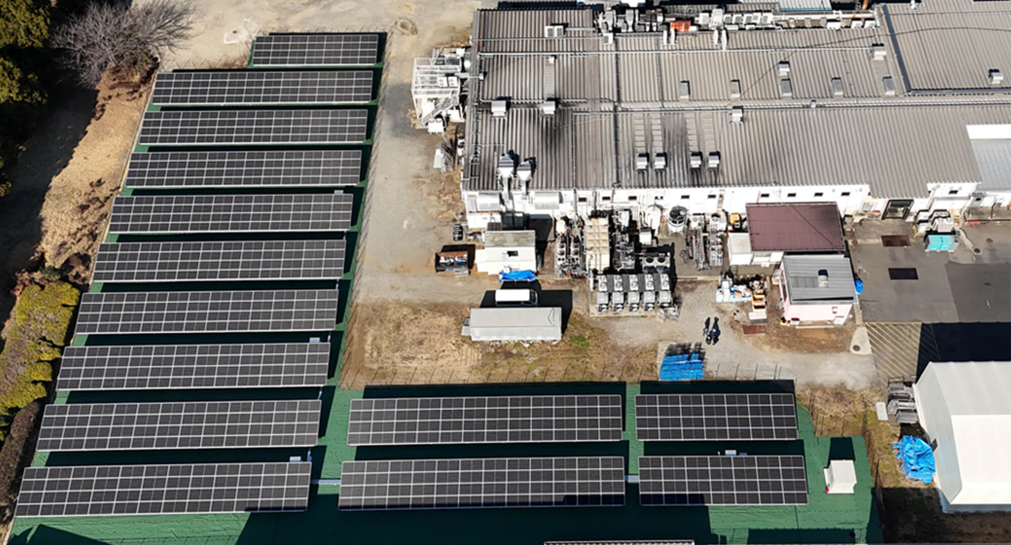 グループ初となるPPAモデルでの太陽光発電を導入2050年CO₂排出量実質ゼロの取り組みを加速 490t/年の削減