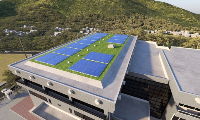 桑名市有公共施設への太陽光発電システム導入イメージ