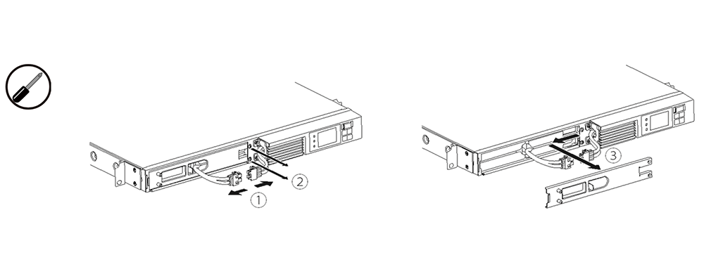 無停電電源装置（UPS）バッテリ BNB75R交換手順2図