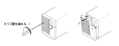 無停電電源装置（UPS）バッテリ BNB75S交換手順１図