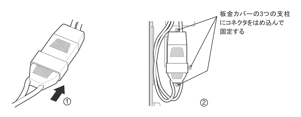 無停電電源装置（UPS）バッテリ BP150XS交換手順6図