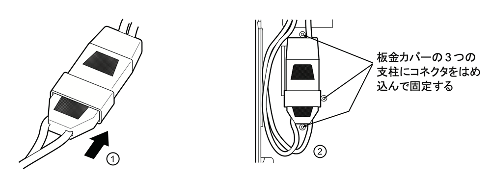 無停電電源装置（UPS）バッテリ BP150XS交換手順6図