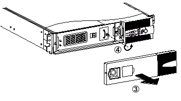 無停電電源装置（UPS）バッテリ BP240XR交換手順4図