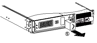 無停電電源装置（UPS）バッテリ BP240XR交換手順5図