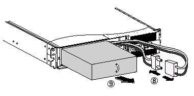 無停電電源装置（UPS）バッテリ BP240XR交換手順9図