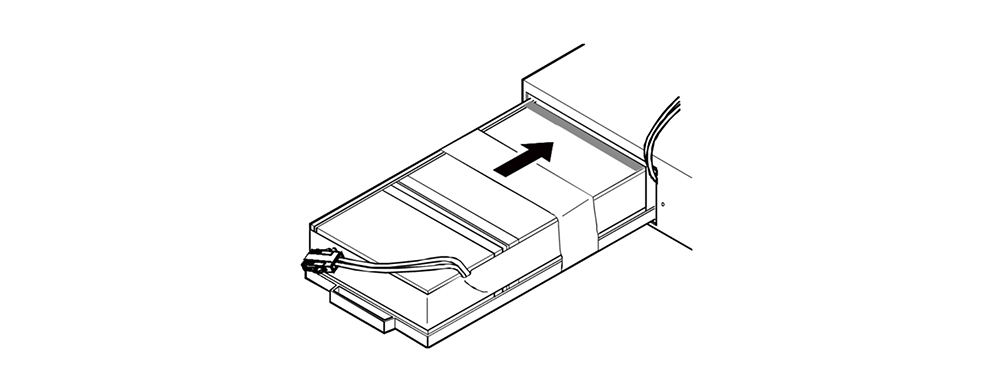 無停電電源装置（UPS）バッテリ BUB150RA交換手順5図