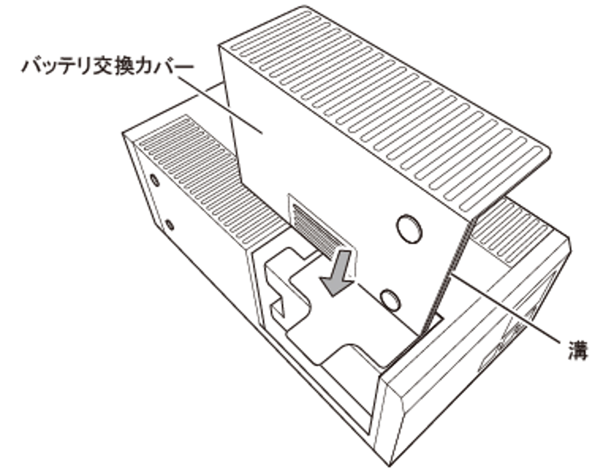 無停電電源装置（UPS）バッテリ BWB55T交換手順6図