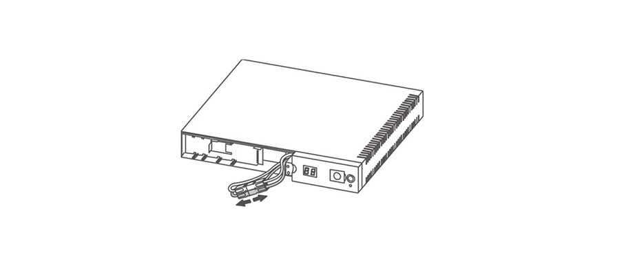 無停電電源装置（UPS）バッテリ BXB50F交換手順2図