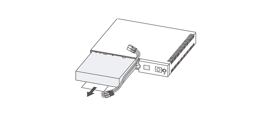 無停電電源装置（UPS）バッテリ BXB50F交換手順4図