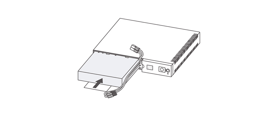 無停電電源装置（UPS）バッテリ BXB50F交換手順5図