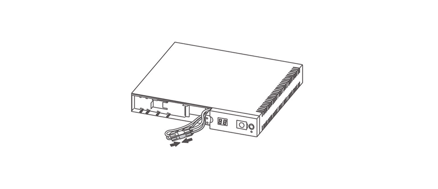 無停電電源装置（UPS）バッテリ BHB60PC交換手順4-2図