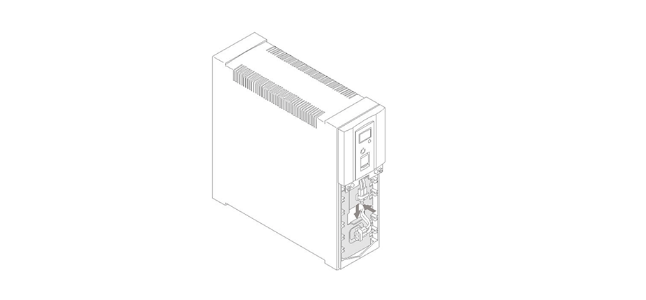 無停電電源装置（UPS）バッテリ BUB300R交換手順4図