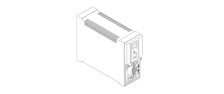 無停電電源装置（UPS）バッテリ BYB120S交換手順8図