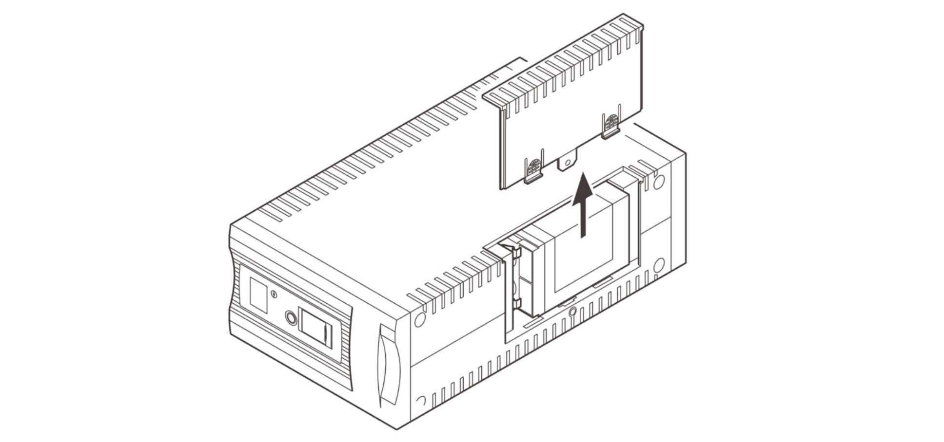 無停電電源装置（UPS）バッテリ BYB50S交換手順2図