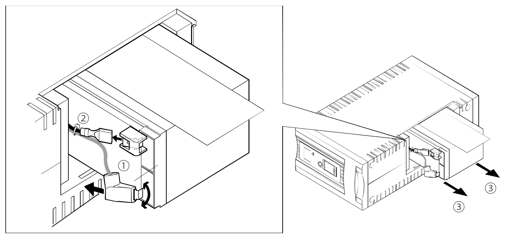無停電電源装置（UPS）バッテリ BYB50S交換手順4図