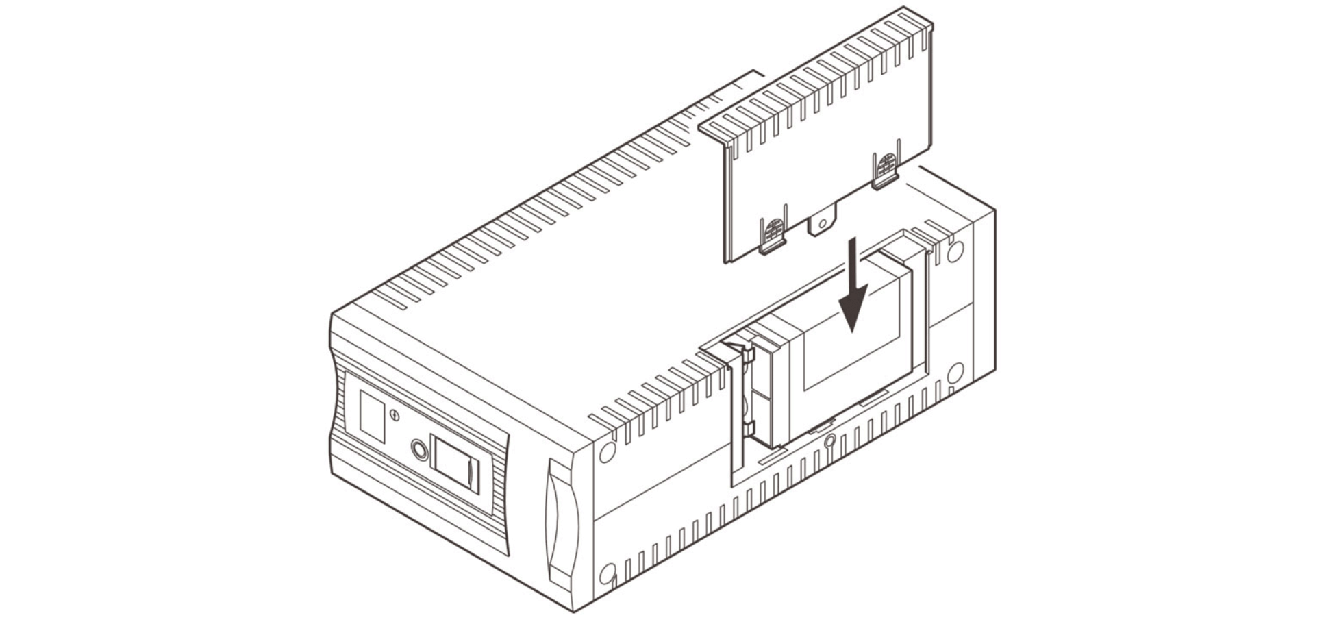 無停電電源装置（UPS）バッテリ BYB50S交換手順7図