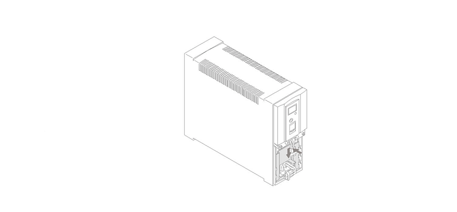 無停電電源装置（UPS）バッテリ BYB80S交換手順6図