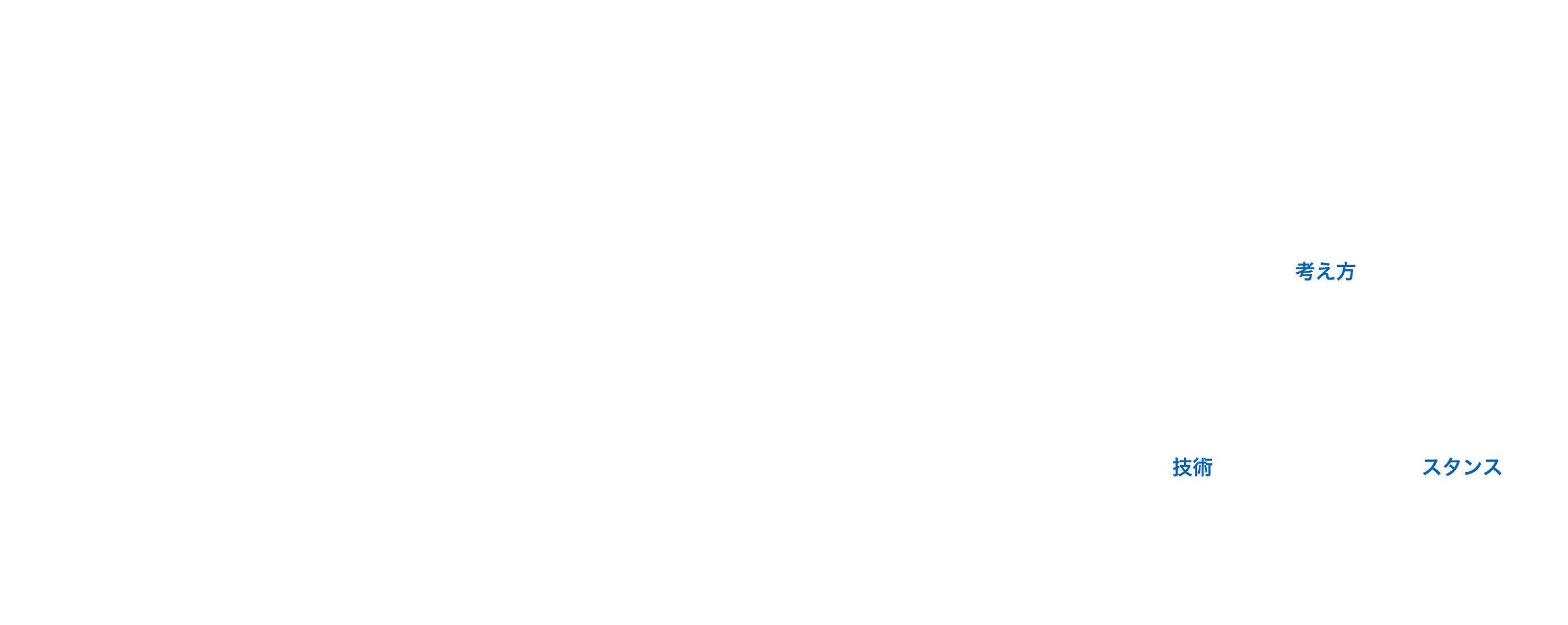 業界・組織・人への理解 x 企画からユーザーまでワンストップのバリューチェーン x 人財