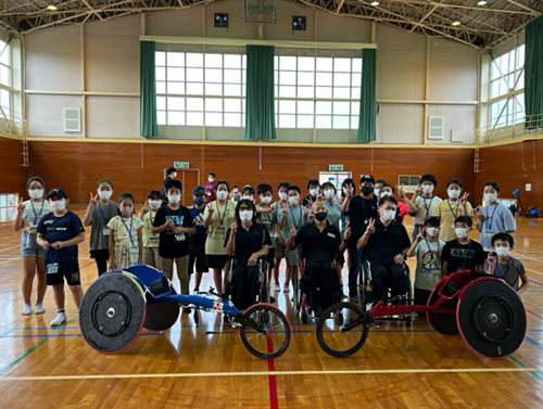 障がい者スポーツ体験会に講師派遣されました。