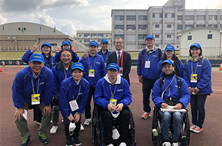 大分国際車いすマラソンにボランティア参加しました。 2
