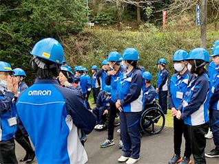 避難困難者のサポートテストの様子2