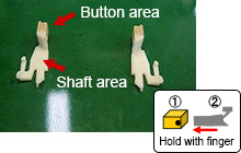 Simplification of parts assembly method  Before improvement 