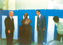 Chairman Kazuma Tateishi bust unveiling ceremony