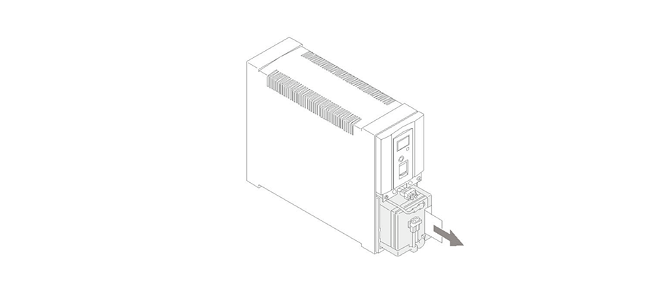 無停電電源装置（UPS）バッテリ BYB80S交換手順4図